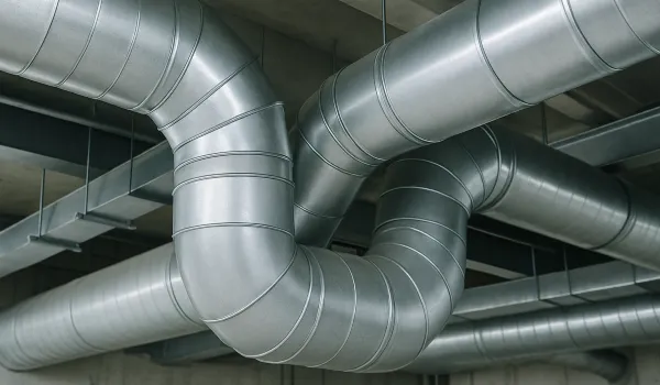 Metal air ducts from Air Conditioning Repair Dallas in Garland, TX - Garland TX