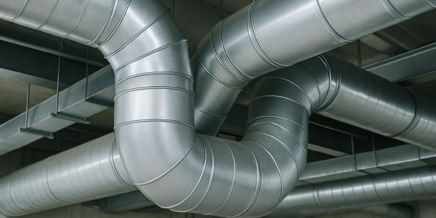 Metal air ducts from Air Conditioning Repair Dallas in Dallas, TX - Residential Air Conditioning Services